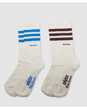 adidas Originals 3 Stripe Sock (Chalk/ Chalk - White