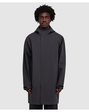 Hiking Patrol Arc 3L Shell Long Jacket (Charcoal - Blue