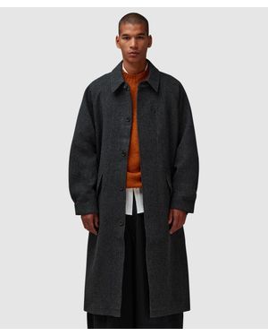 YMC Tyrell Trench Coat Melange - Black