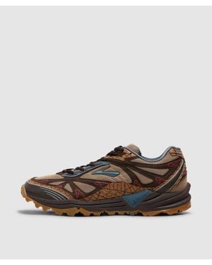 Brooks X Staple Cascadia 1 Trainer (Ginger/Wren/Stormy Weather - Brown