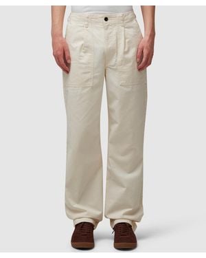Noah Pleated Fatigue Pant - Natural