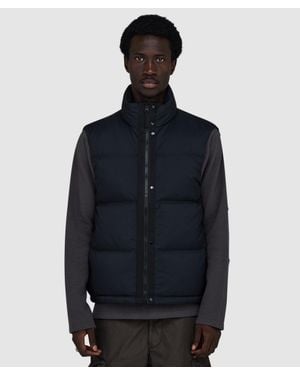 Stone Island Matt Ripstop Cordura Down Vest - Blue