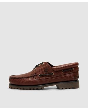 Timberland 3-Eye Lug Handsewn Boat Shoe - Brown