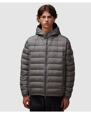 Moncler Galion Hooded Down Jacket - Grey