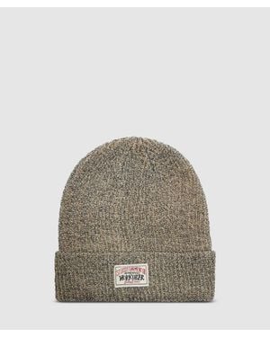Stussy Reflective Cuff Beanie (Khaki - Green