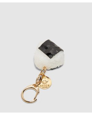 BEAMS Japan X Sample Kobo Onigiri Keychain (Onigiri - White