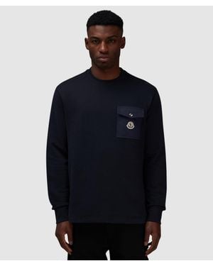 Moncler Front Pocket Sweatshirt - Blue