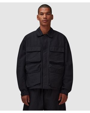 MKI Miyuki-Zoku Washed Box Shirt - Black