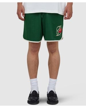 Drole de Monsieur Hibiscus Short (Dark - Green