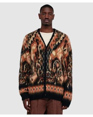 Needles Mohair Cardigan - Brown