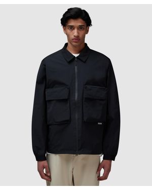 Purple Mountain Observatory Climate Overshirt Jacket - Black