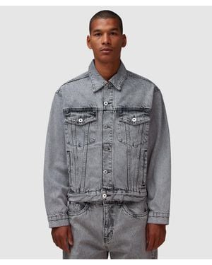 MKI Miyuki-Zoku Denim Trucker Jacket (Washed - Grey