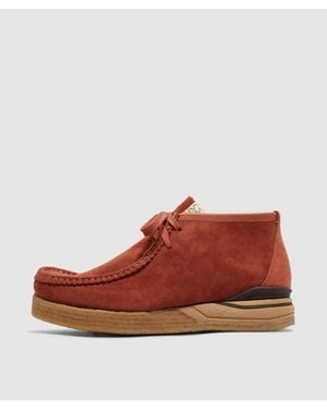 Visvim Beuys Trekker-Folk Boot - Red