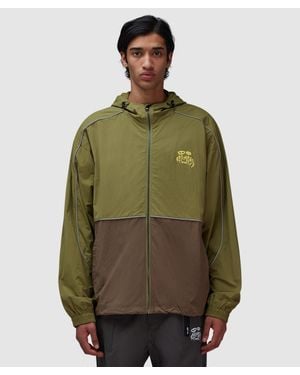 KARMA8A Piping Windbreaker - Green
