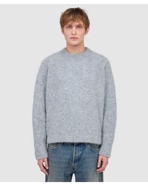 About Blank Alpaca Sweater (Light - Blue