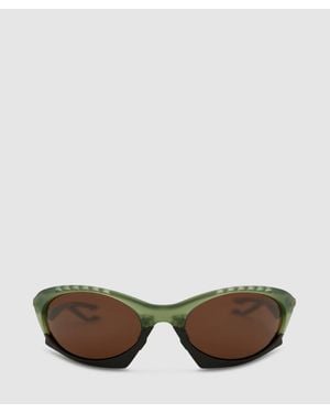 Oakley Plantaris Glasses (Matte Trans Fern/Prizm Tungsten - Multicolour