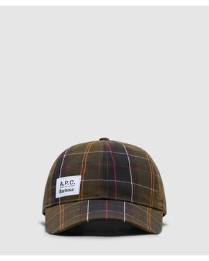 Barbour X A.P.C Tartan Cap (Classic Tartan - Brown