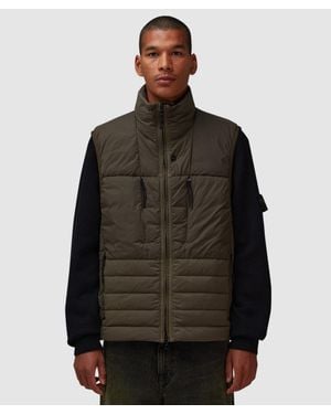 Stone Island Seamless Tunnel Down-Tc Vest (Military - Black