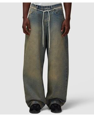 About Blank Wide Leg Denim Pant (Dirty Wash - Grey