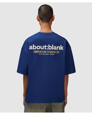 About Blank Tour T-Shirt (Estate//Ecru - Blue