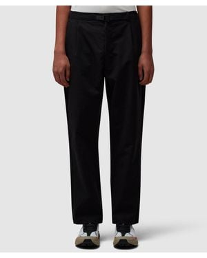 Goldwin One Tuck Tapered Stretch Pant - Black
