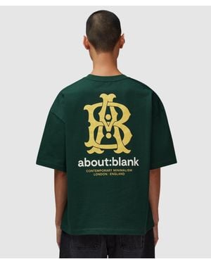 About Blank Insignia T-Shirt (Epsom - Green
