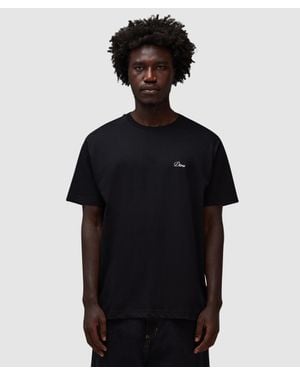 Dime Cursive Small Logo T-Shirt - Black
