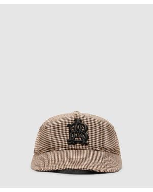 About Blank Monogram Puppy Tooth Cap /Sand - Brown