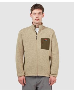NANGA Polartec Fleece Zip Jacket in Gray for Men | Lyst