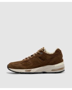 New Balance Miuk 991 Trainer (Cocoa Castle Wall - Brown