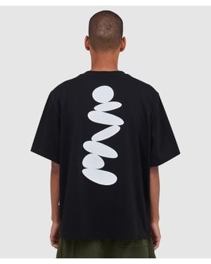 Purple Mountain Observatory Boulders T-Shirt - Black