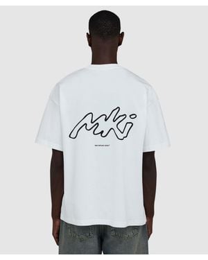 MKI Miyuki-Zoku Ink Line T-Shirt - White