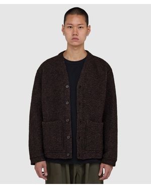 Universal Works Raven Advance Cardigan - Black