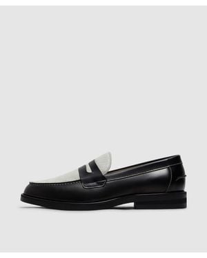 Duke & Dexter Wilde Suede Penny Loafer - Black