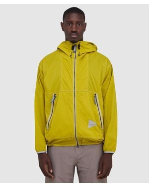 and wander Pertex Wind Jacket - Yellow