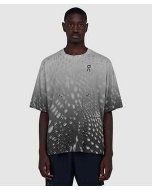 On Shoes Performance Volt T-Shirt (Espresso - Grey