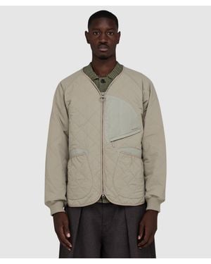 Barbour X Norbit Quilt Jacket (Concrete - Natural