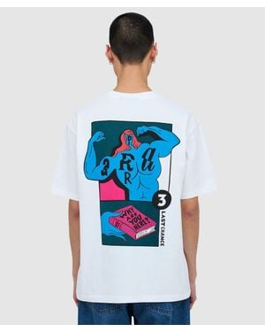 Parra Why Are You Here T-Shirt - Blue