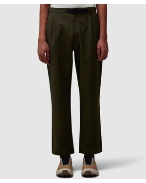 Goldwin One Tuck Tapered Stretch Pant - Black