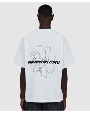 MKI Miyuki-Zoku Wildflower T-Shirt - White