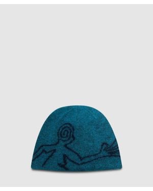 Hiking Patrol Mascot Mohair Beanie - Blue