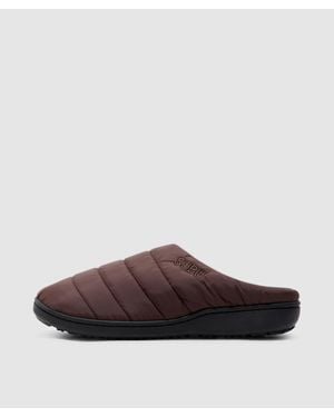SUBU F-Line Slipper (Dark - Brown