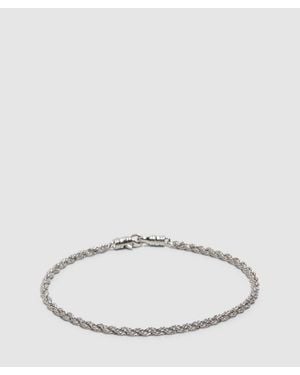 Tom Wood Rope Bracelet (925 Sterling - Natural