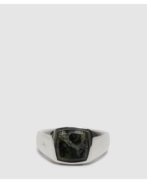 Tom Wood Kambaba Jasper Kay Ring (Kambaba Jasper - Metallic