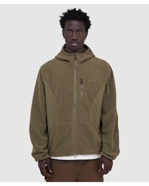Mellow Clo Canopy Fleece Jacket - Green