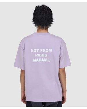 Drole de Monsieur Slogan T-Shirt (Lavander - Purple