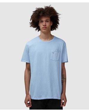 Noah Core Logo Pocket T-Shirt (Sky - Blue