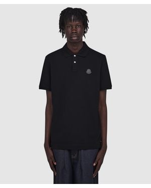 Moncler Edit Logo Polo Shirt - Black
