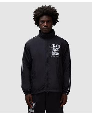 PATTA Athletic Nylon Track Jacket - Blue