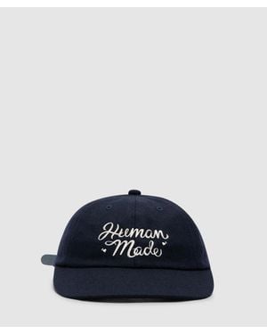 Human Made 6 Panel Wool Cap - Blue
